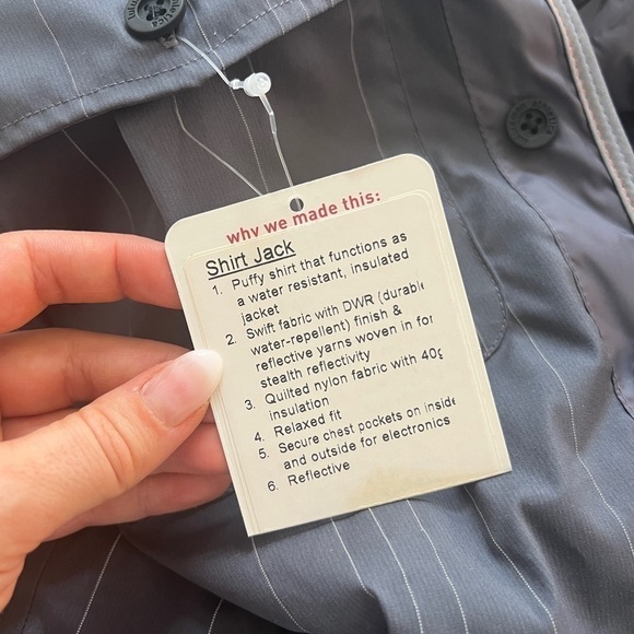 New! LULULEMON • 180 Reversible Shirt Jack in Dark Slate - Picture 12 of 15